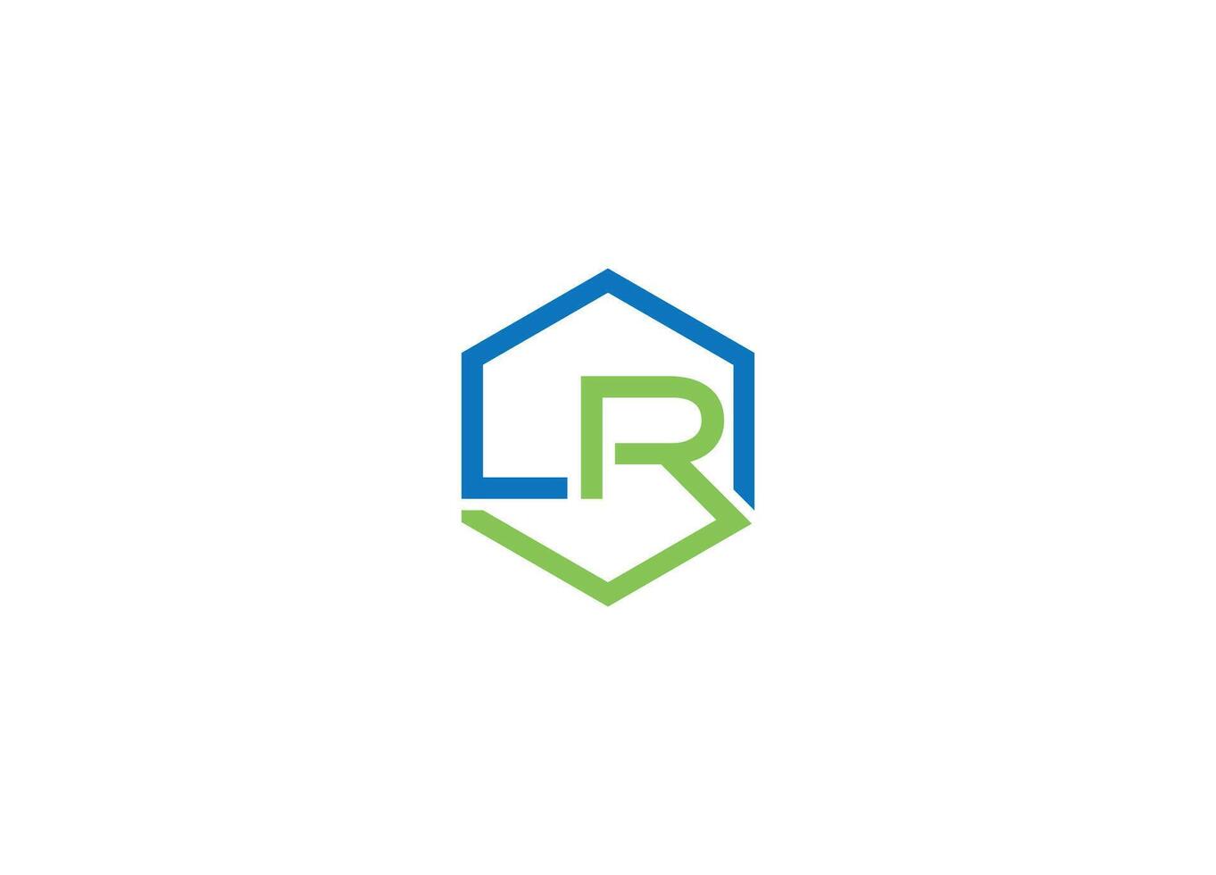 LR letter Logo Design with Creative Modern icon template vector