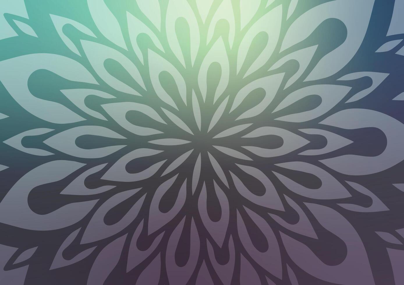 Gray geometric mandala line pattern background vector
