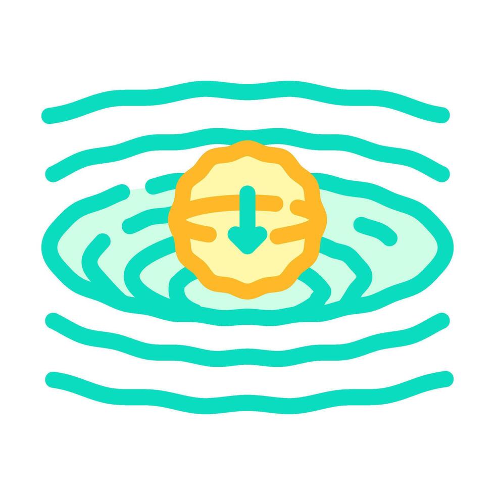 the nature of gravity unsolved mystery color icon illustration vector