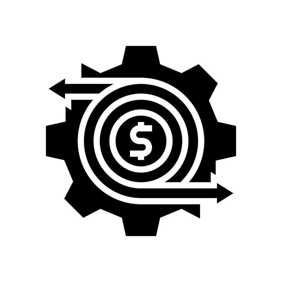 automation technical sales engineer glyph icon illustration vector