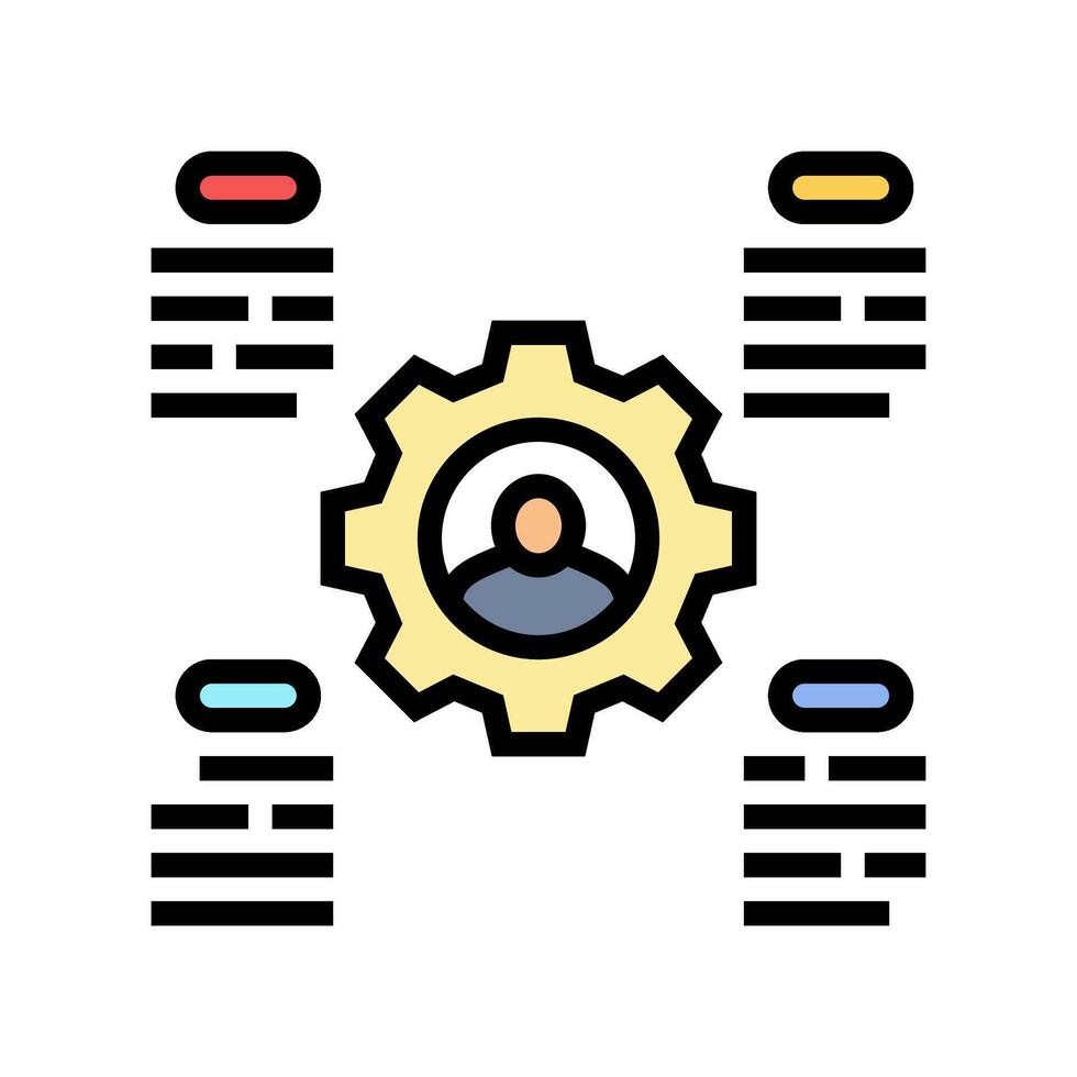 discovery technical sales engineer color icon illustration vector