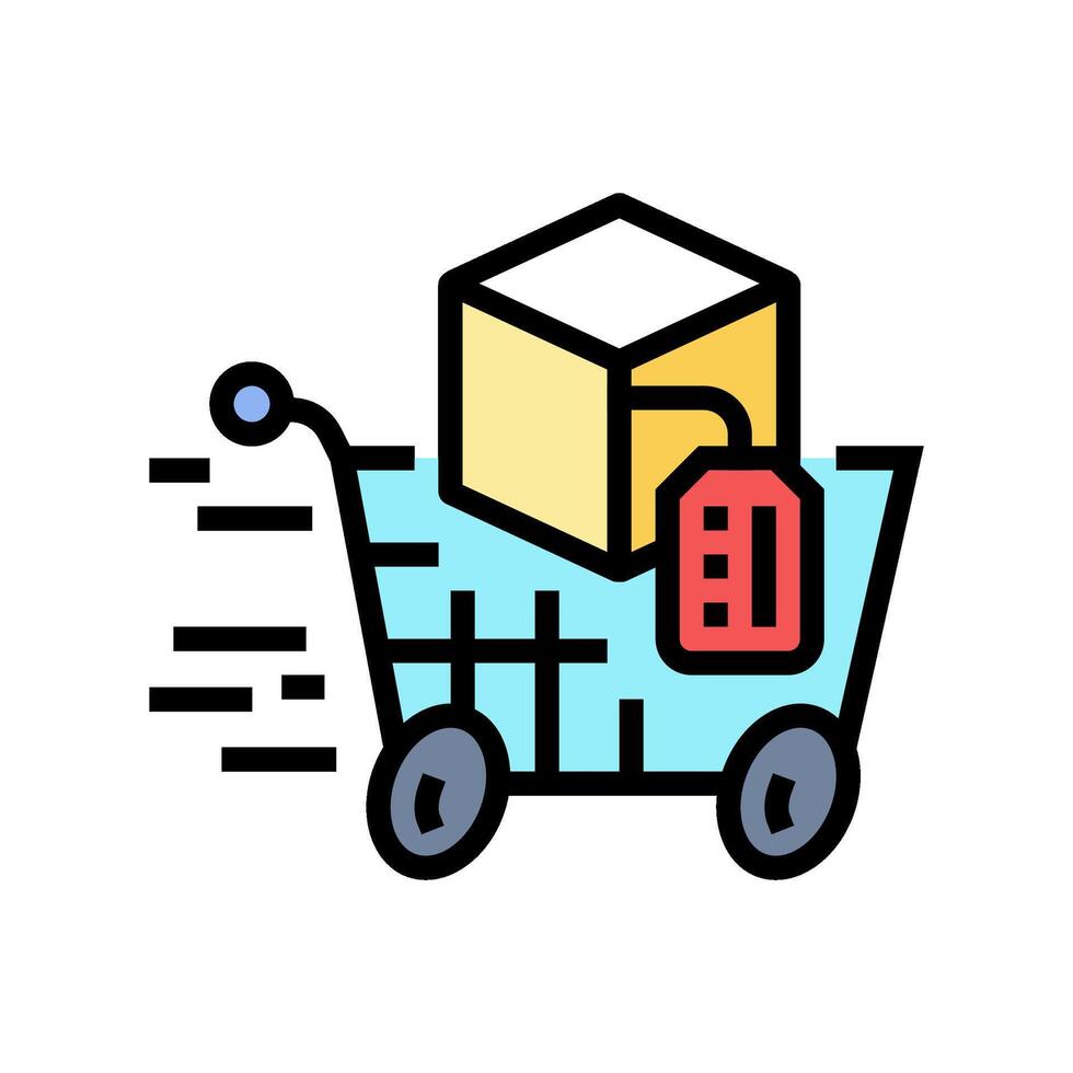 acceleration technical sales engineer color icon illustration vector