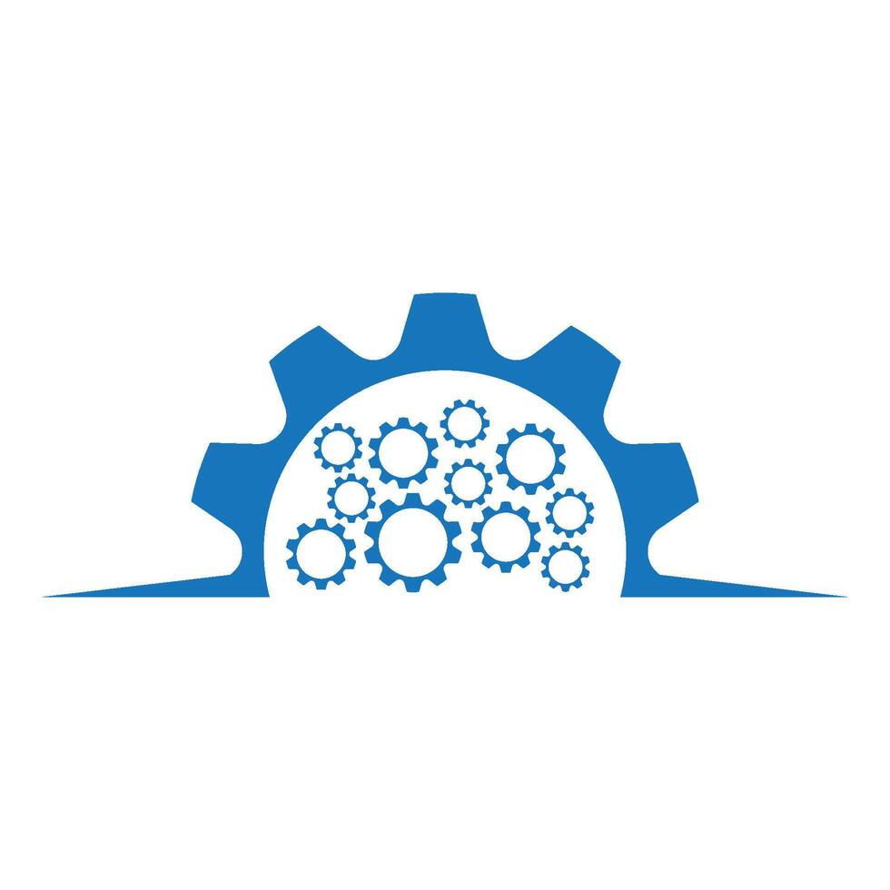 engine repair logo design vector