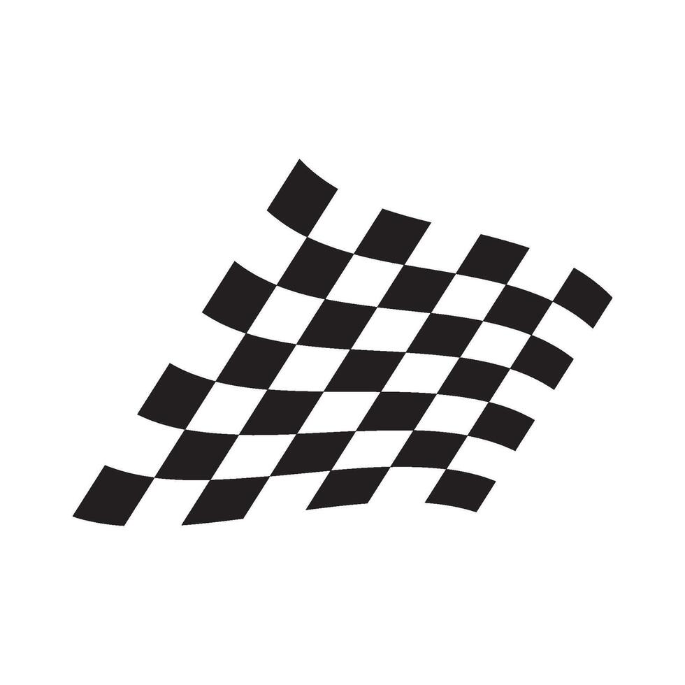 Flag race logo images illustration vector