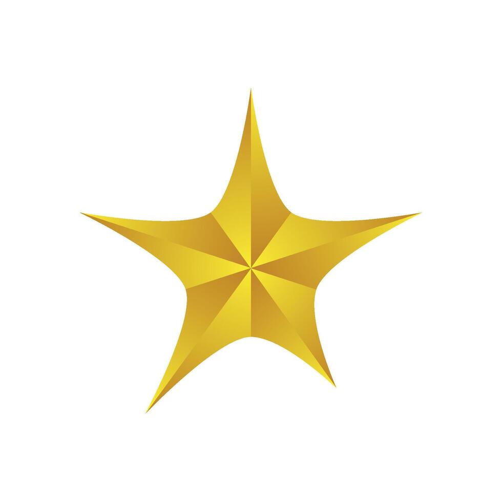 flying star logo illustration vector