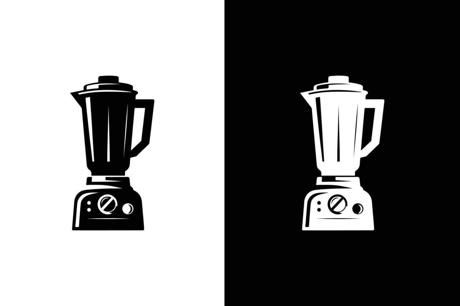 Blender icon silhouette illustration. Blender icon, Blender icon, Blender symbol isolated black white background. vector