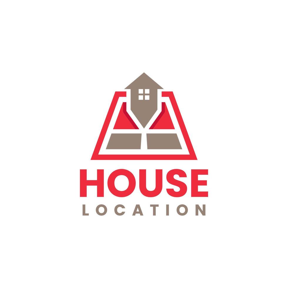 house location logo design vector