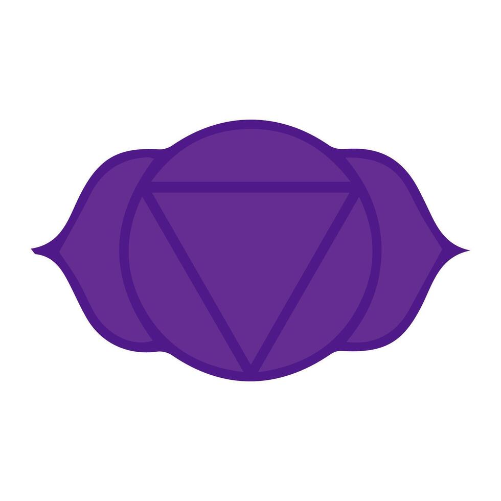 Third Eye Chakra Icon vector
