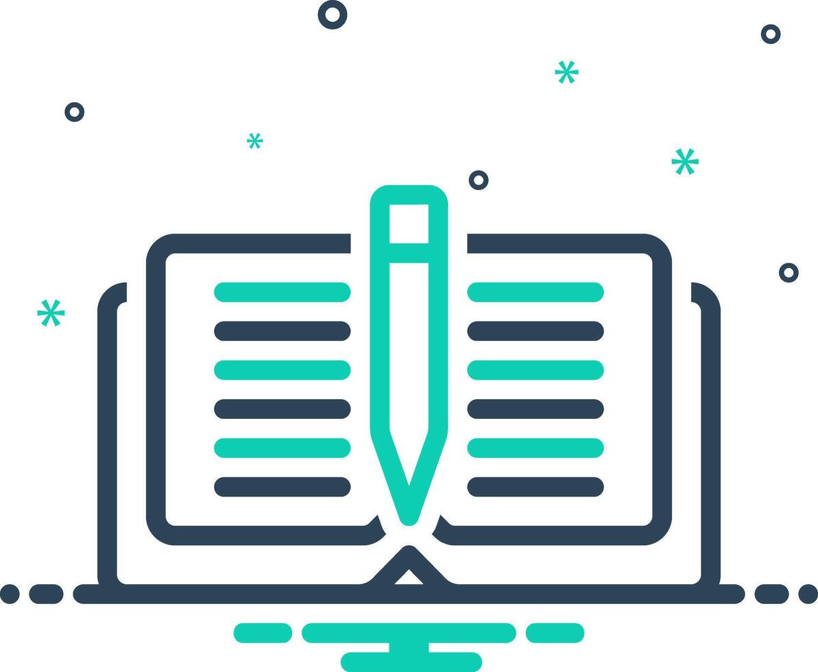 Mix icon for rules vector
