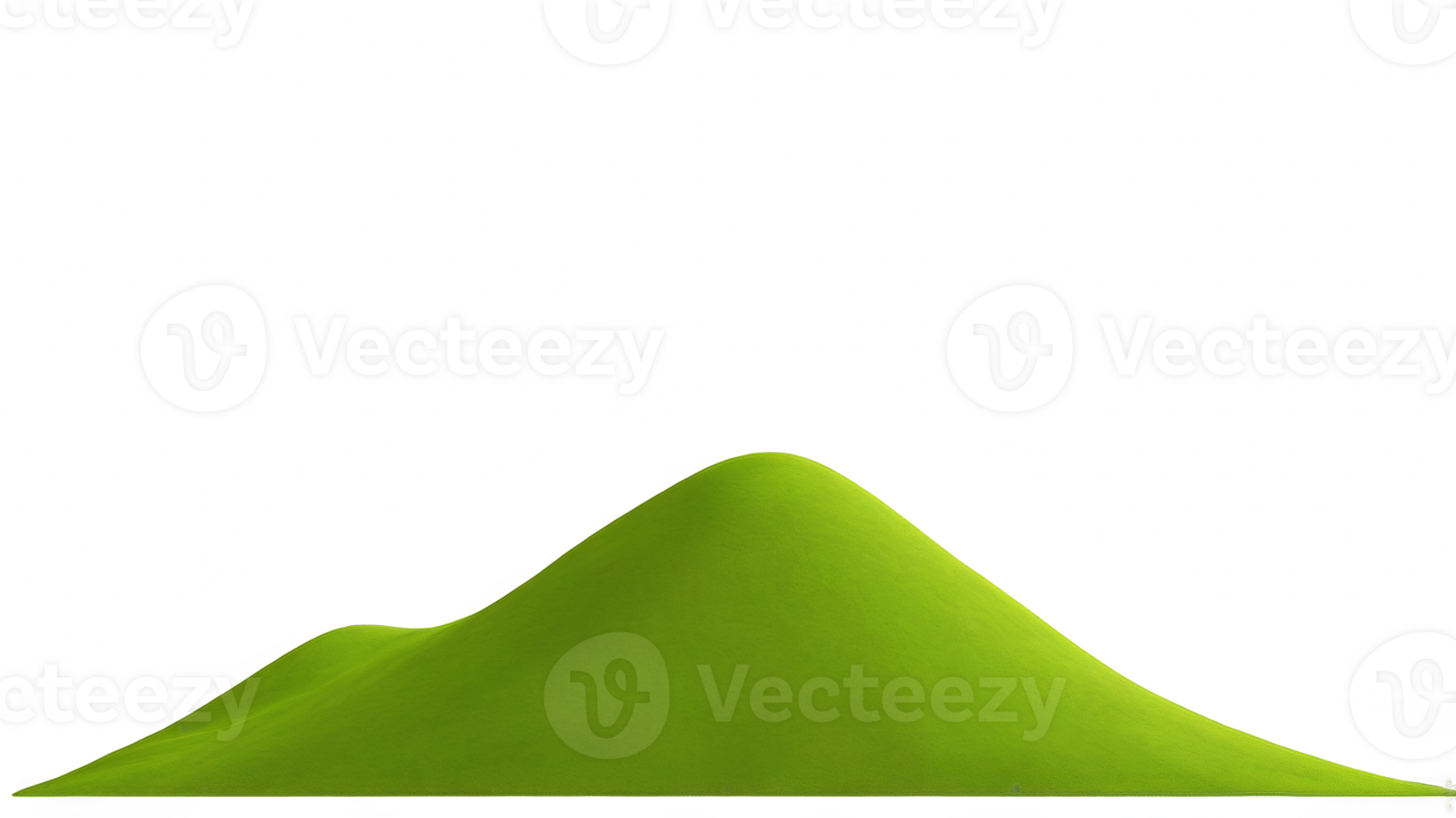 Transparent Background Image of Green Hills Landscape png