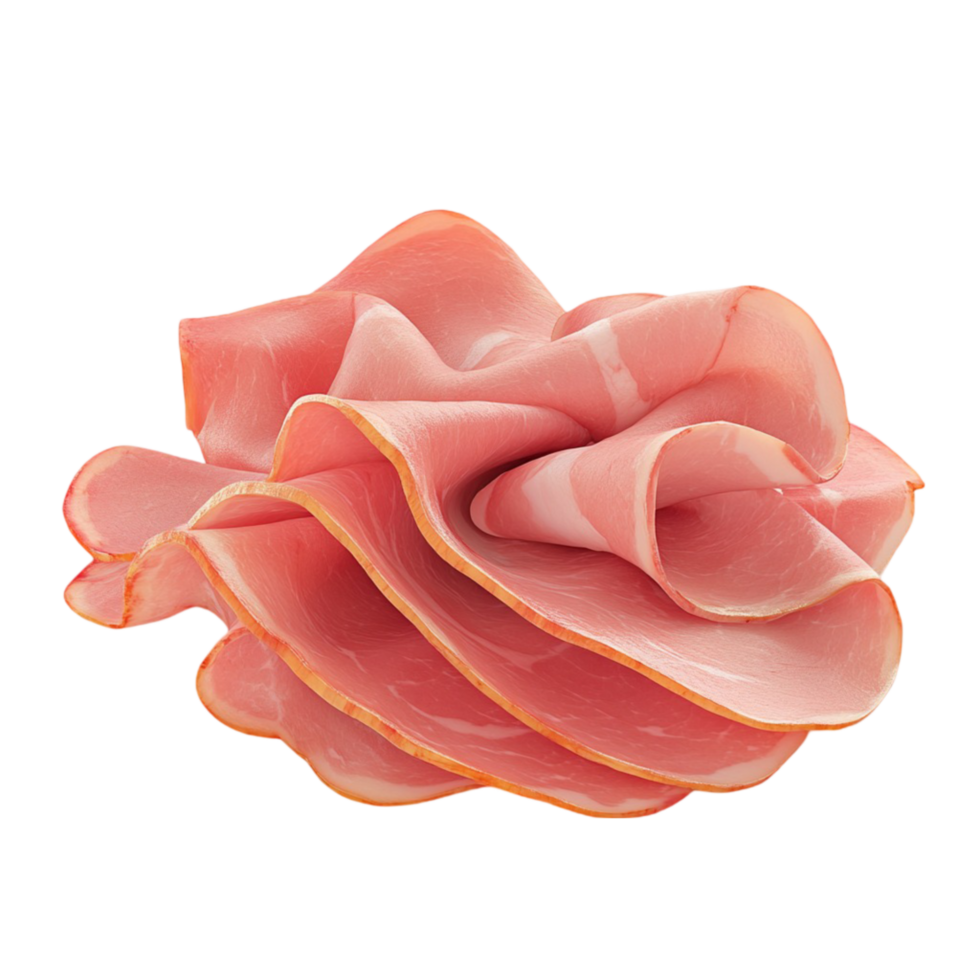 Artistic Swirl of Shiny Pink and Red Ham png