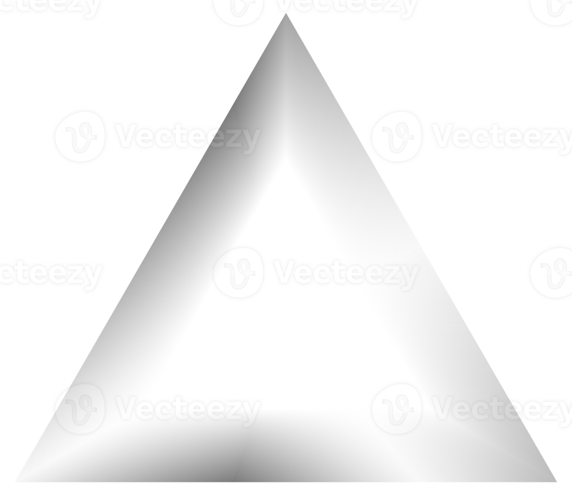 glow silver triangle transparent background png