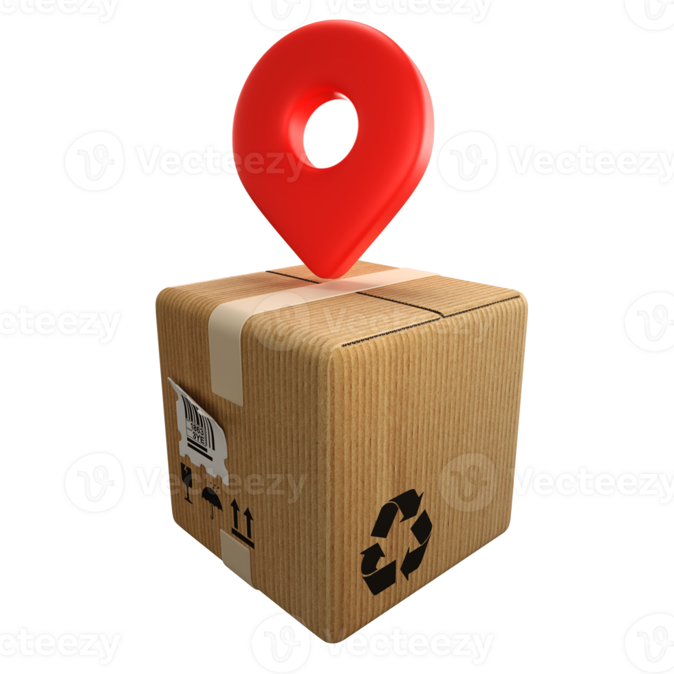 cardboard boxes with locating pin png