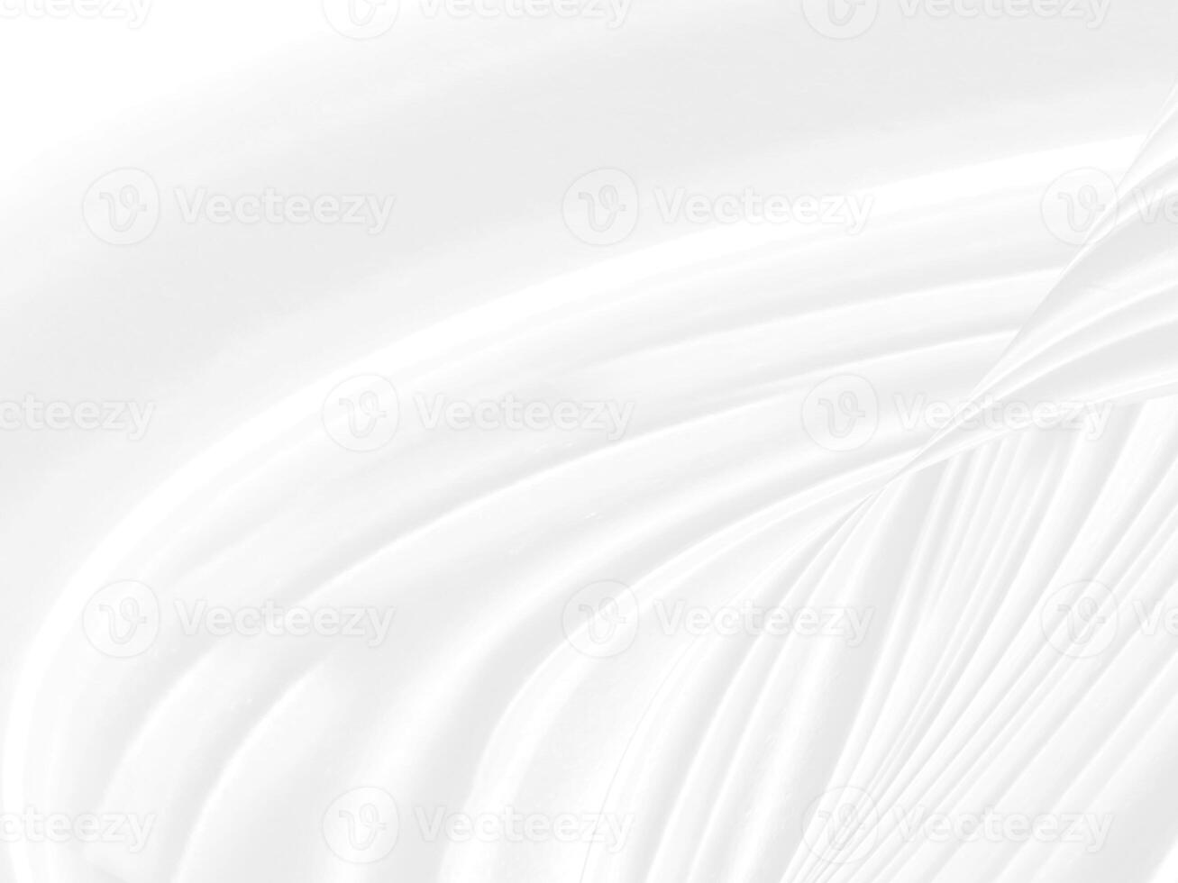 fashion textile Clean woven beautiful soft fabric abstract smooth curve shape decorative white background photo
