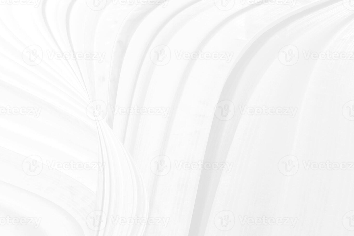 Clean fashion woven beautiful soft fabric abstract smooth curve shape decorative textile white background photo