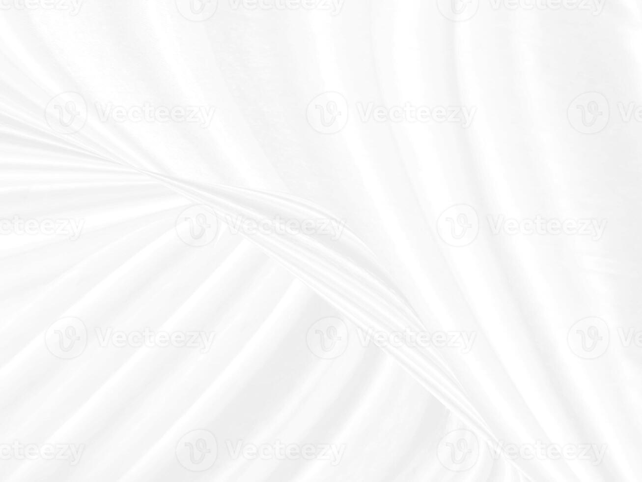 fashion textile Clean woven beautiful soft fabric abstract smooth curve shape decorative white background photo