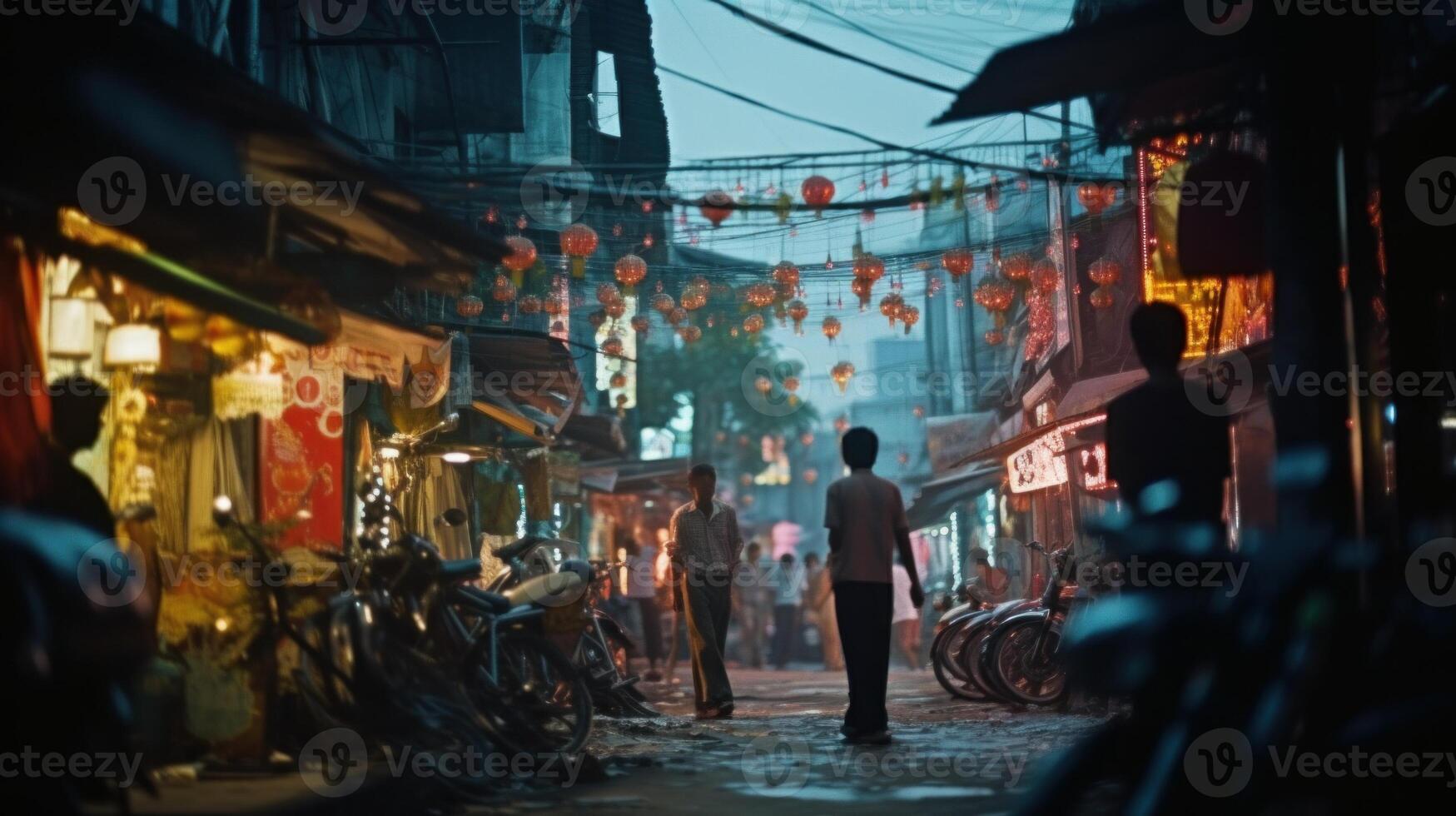 Cinematic shot, street photography, Thailand photo