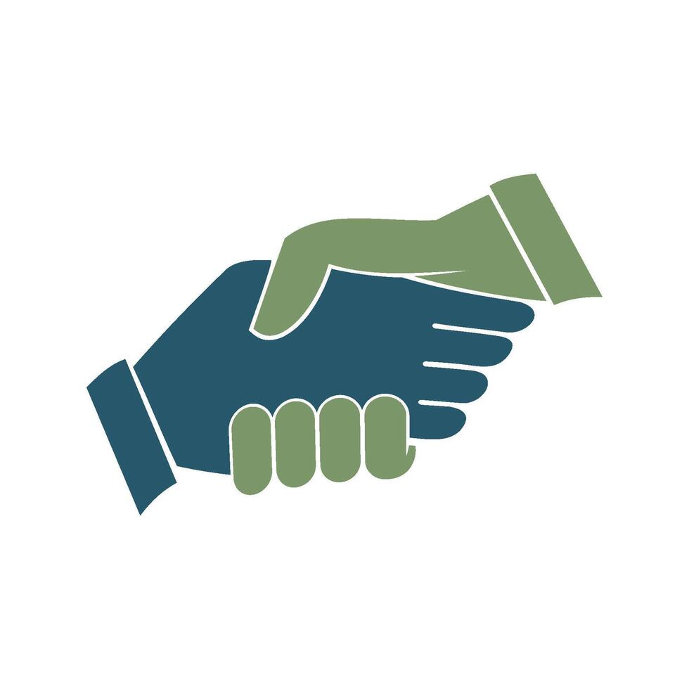 Handshake Icon Logo Template Illustration Design. EPS 10. vector