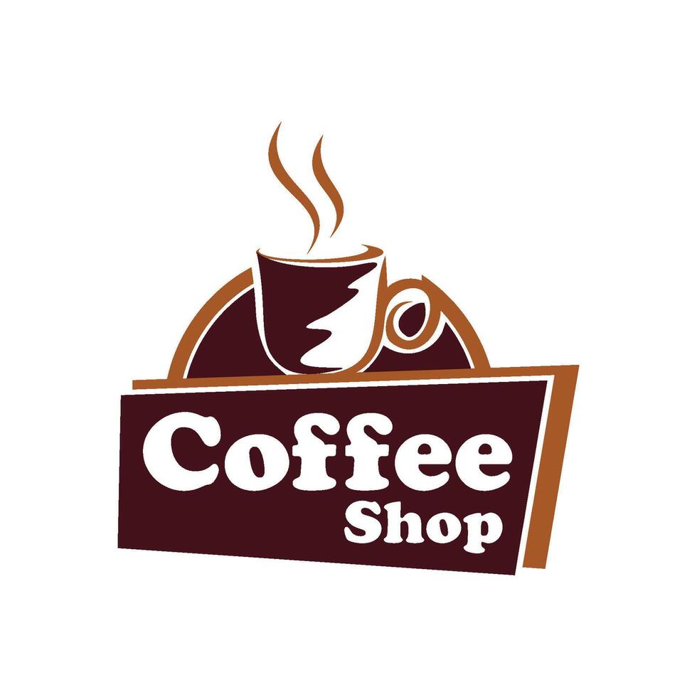 Coffee Shop Logo Template vector