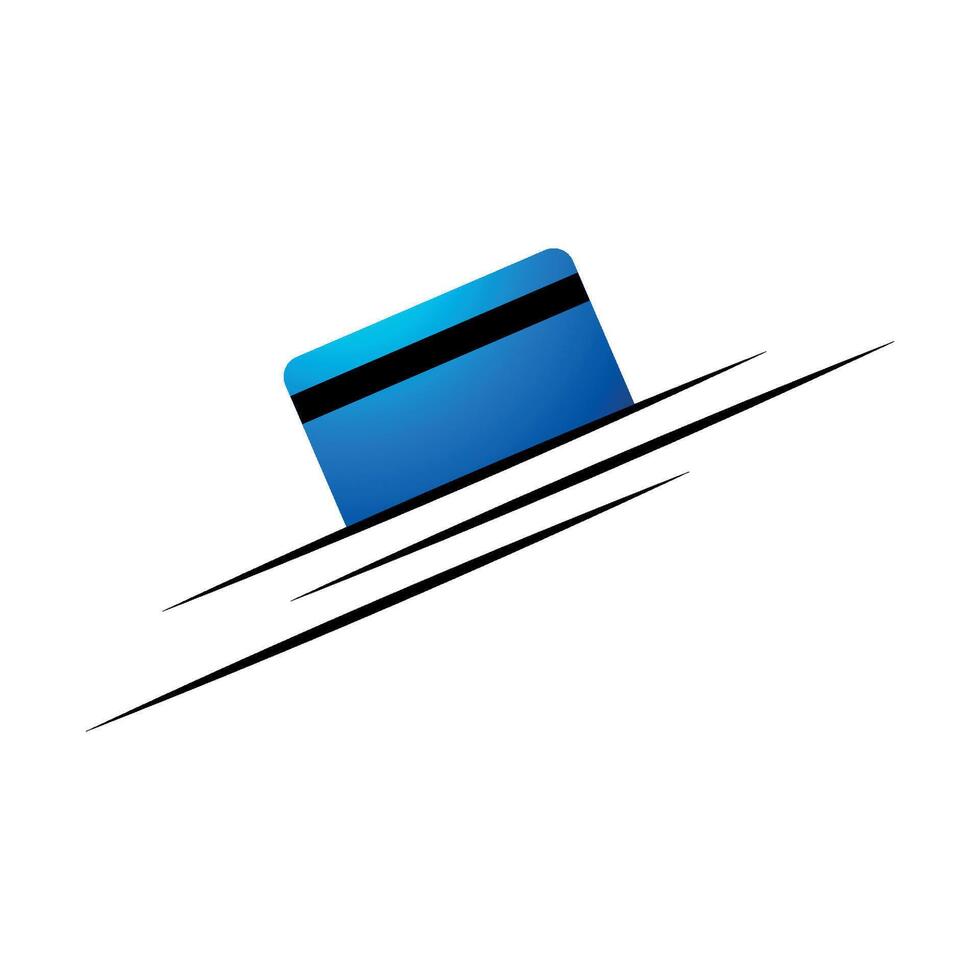 Credit Card Icon Logo Template vector