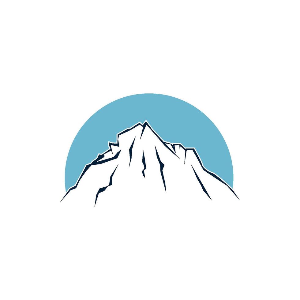 Mountain icon Logo Template Illustration Design. EPS 10. vector