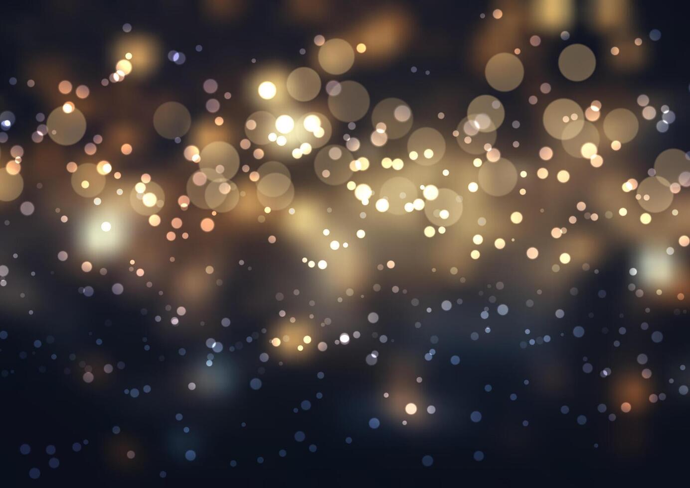 Celebration background with a bokeh lights design vector