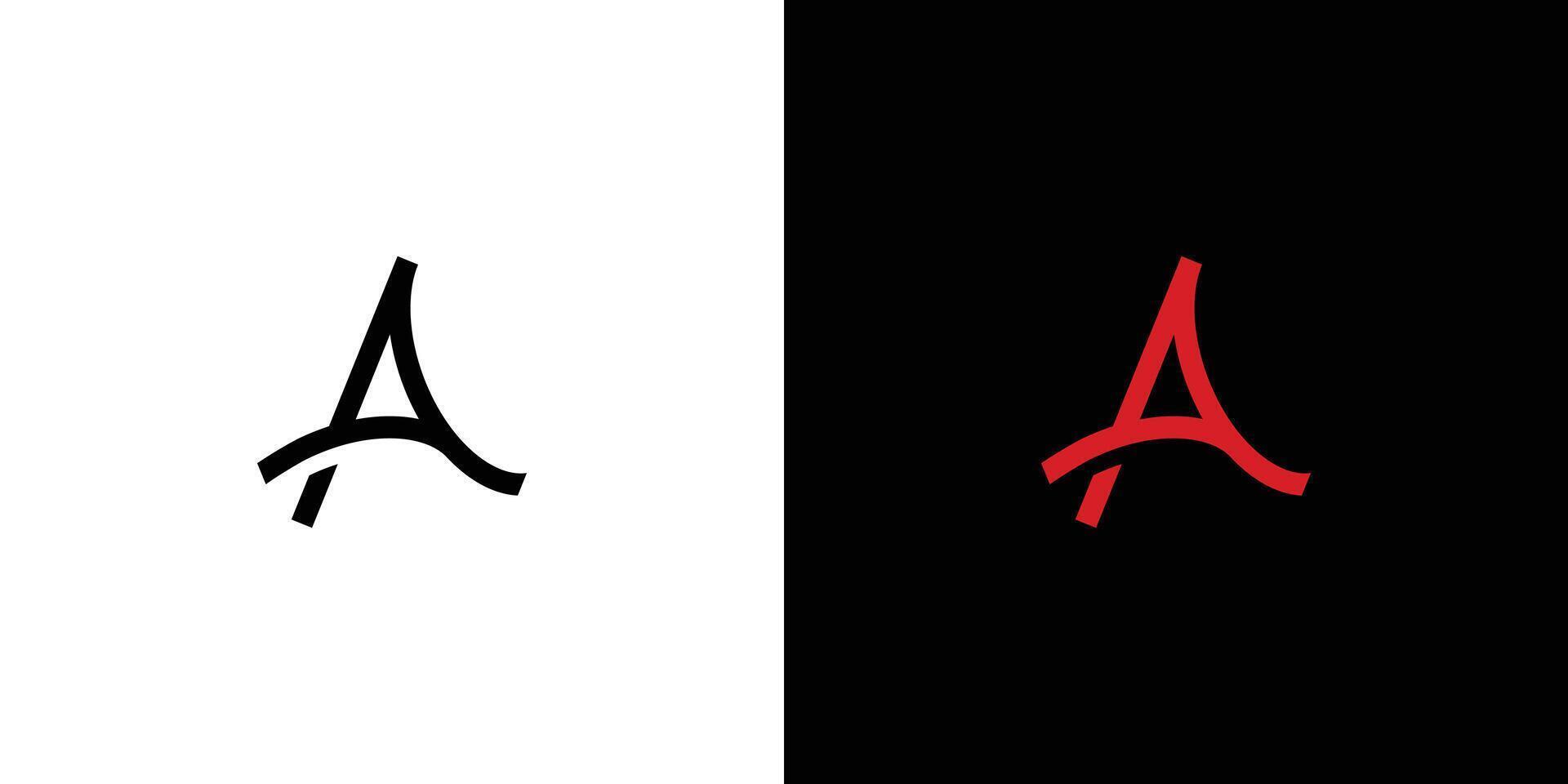 Simple and unique A logo design vector