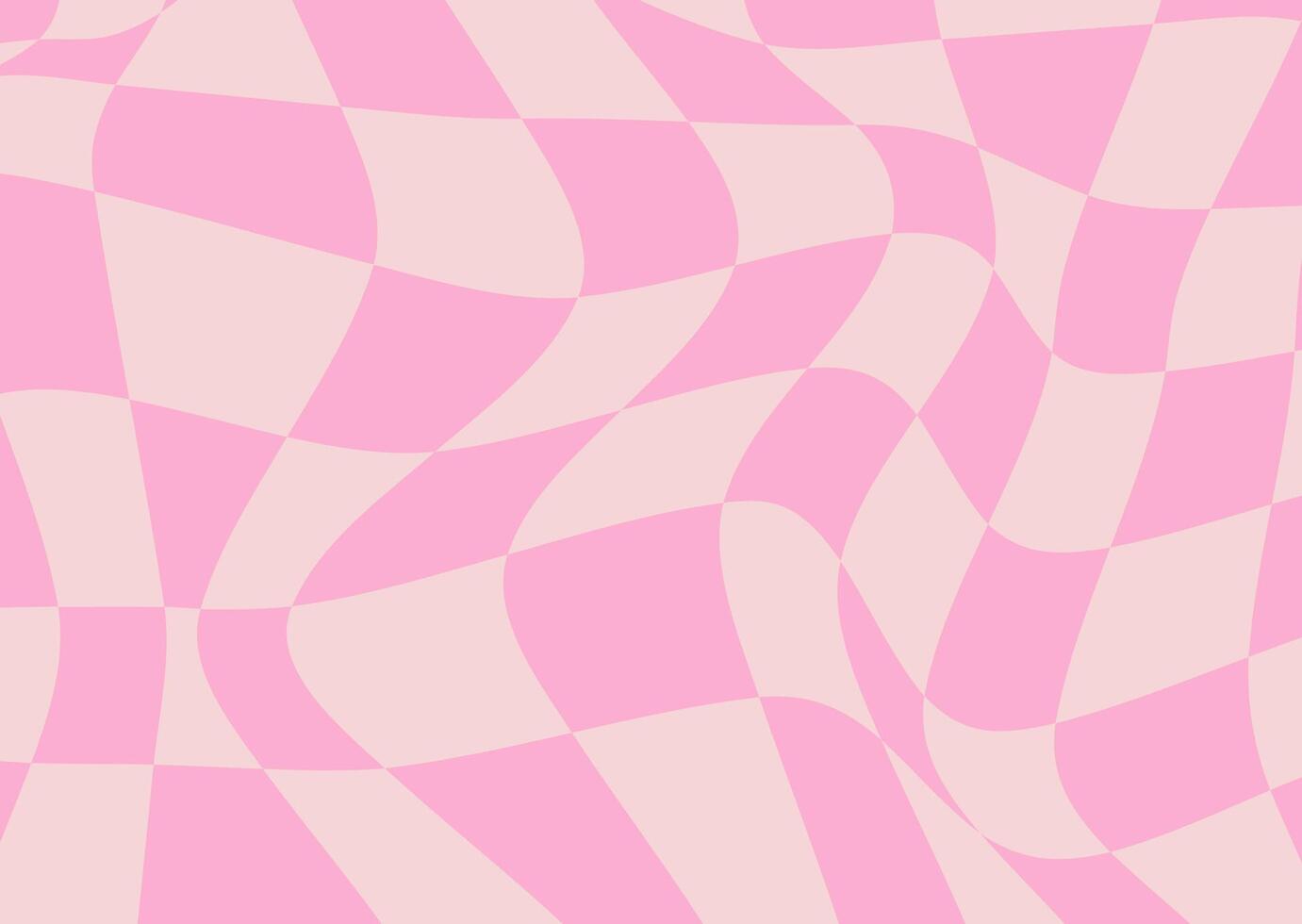 y2k retro background. Distorted checkered wavy swirl chess, trendy trippy style, illustration vector