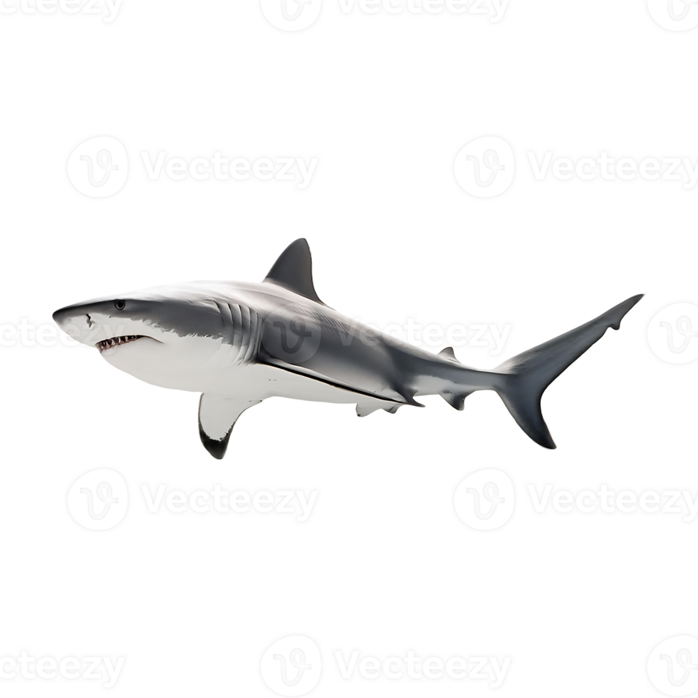 Powerful Grey Reef Shark Swimming with Grace and Speed png