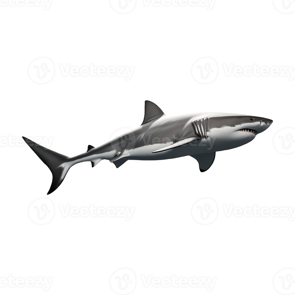 Close-up of a Grey Reef Shark, showcasing its streamlined body png