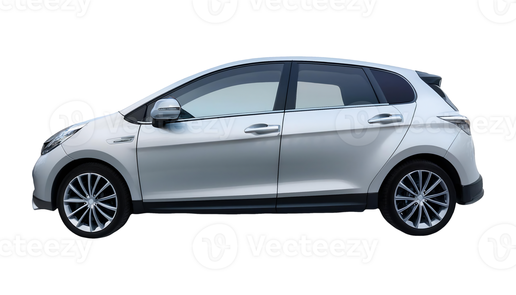 The New Electric Vehicle isolated on transparent background png