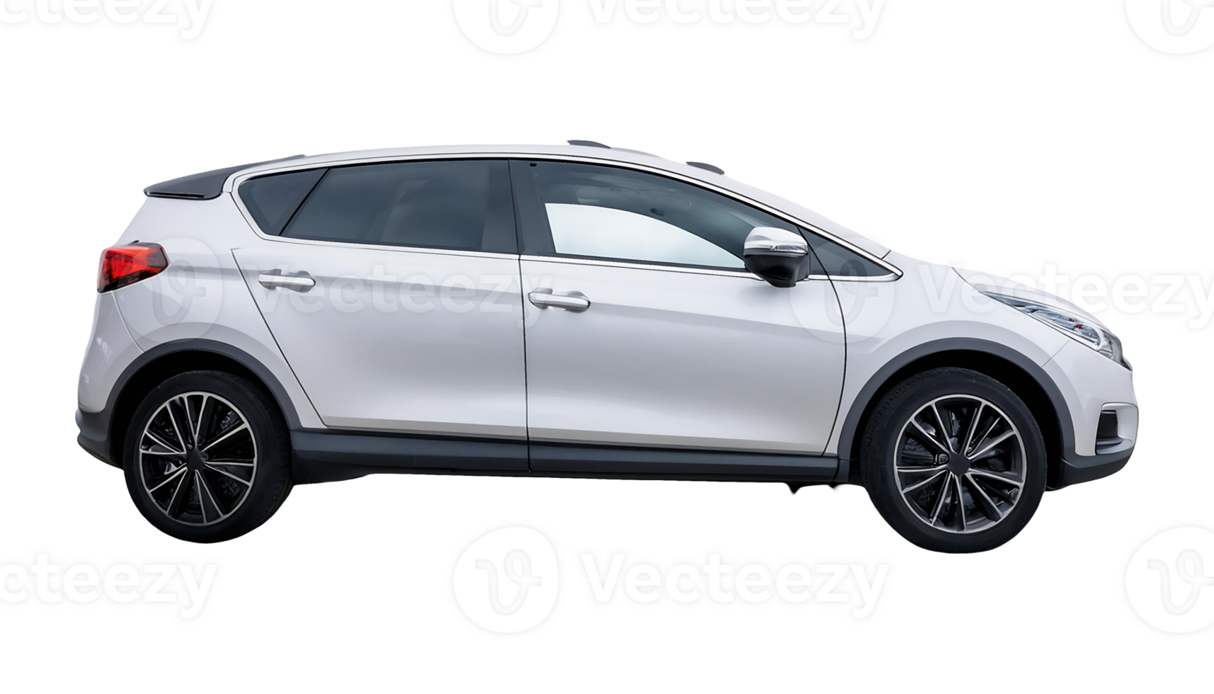 Compact Hybrid SUV isolated on transparent background png