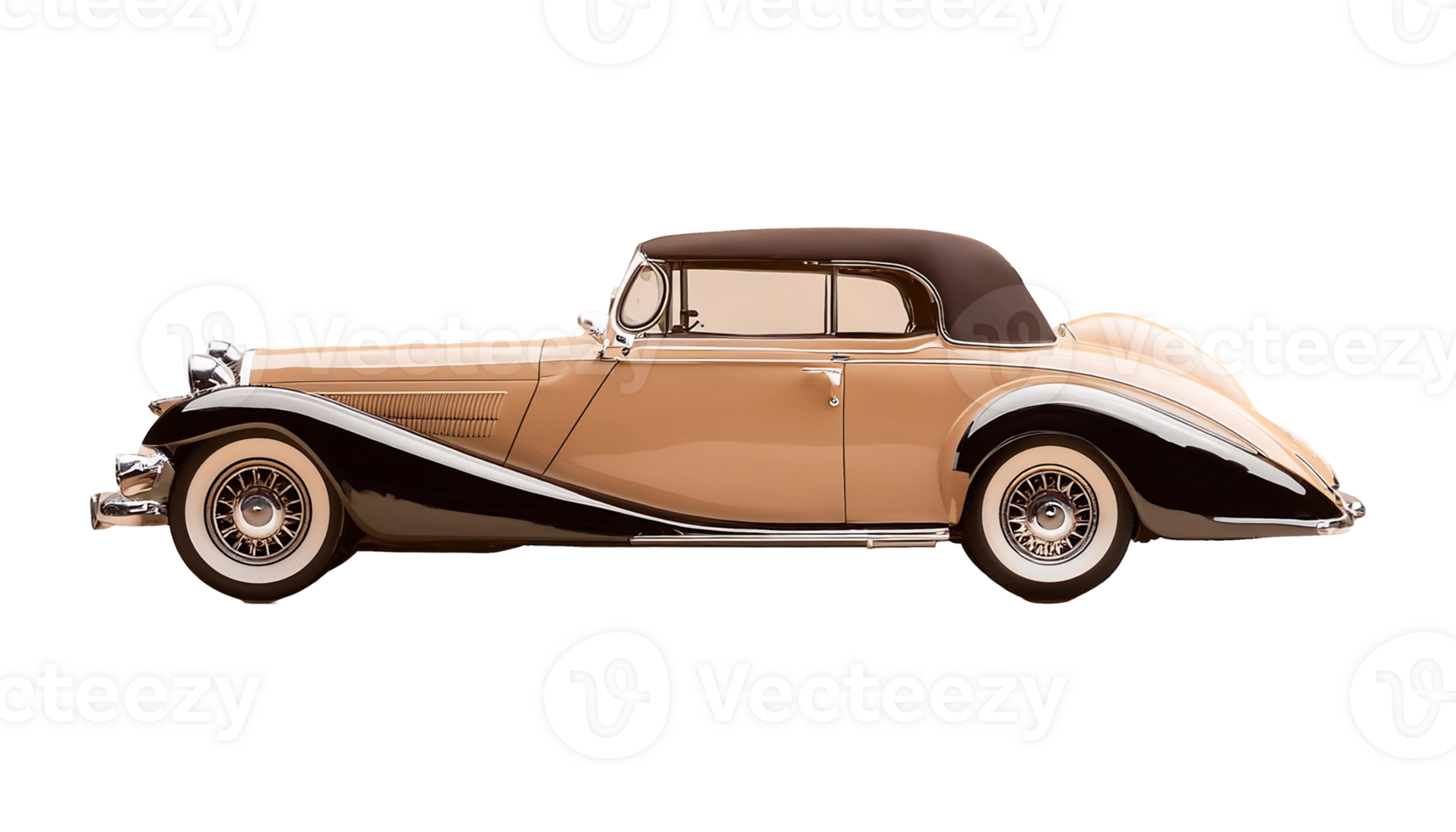Classic Car isolated on transparent background png