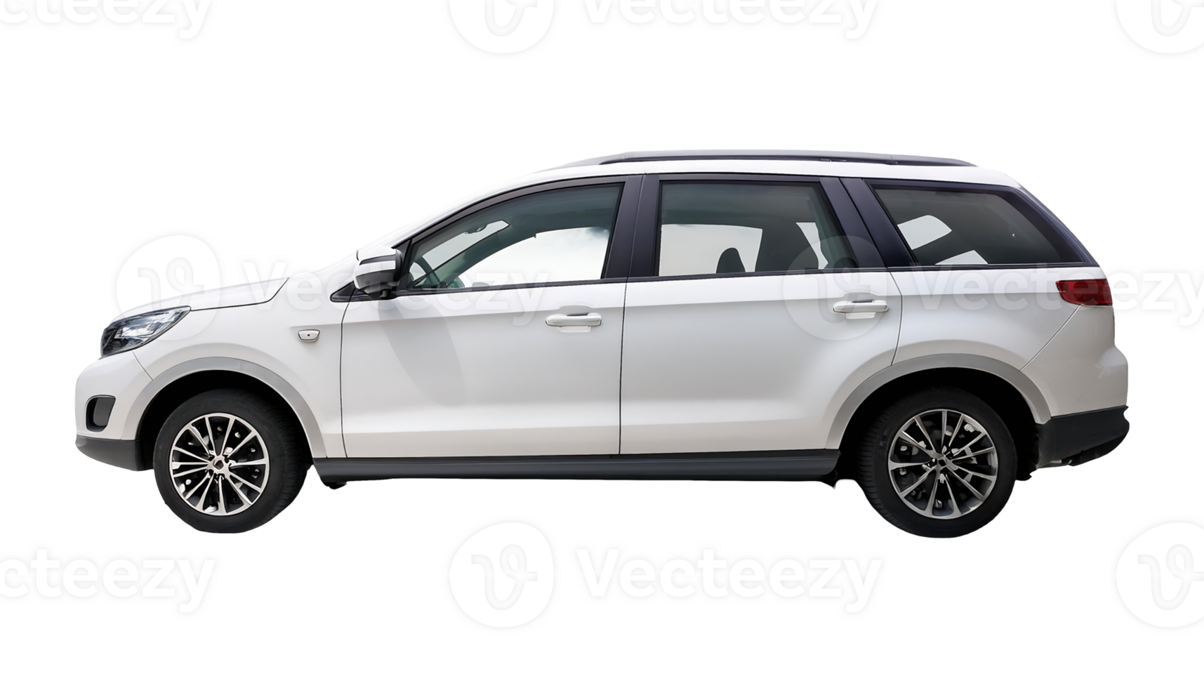 The image shows a compact SUV isolated on transparent background png