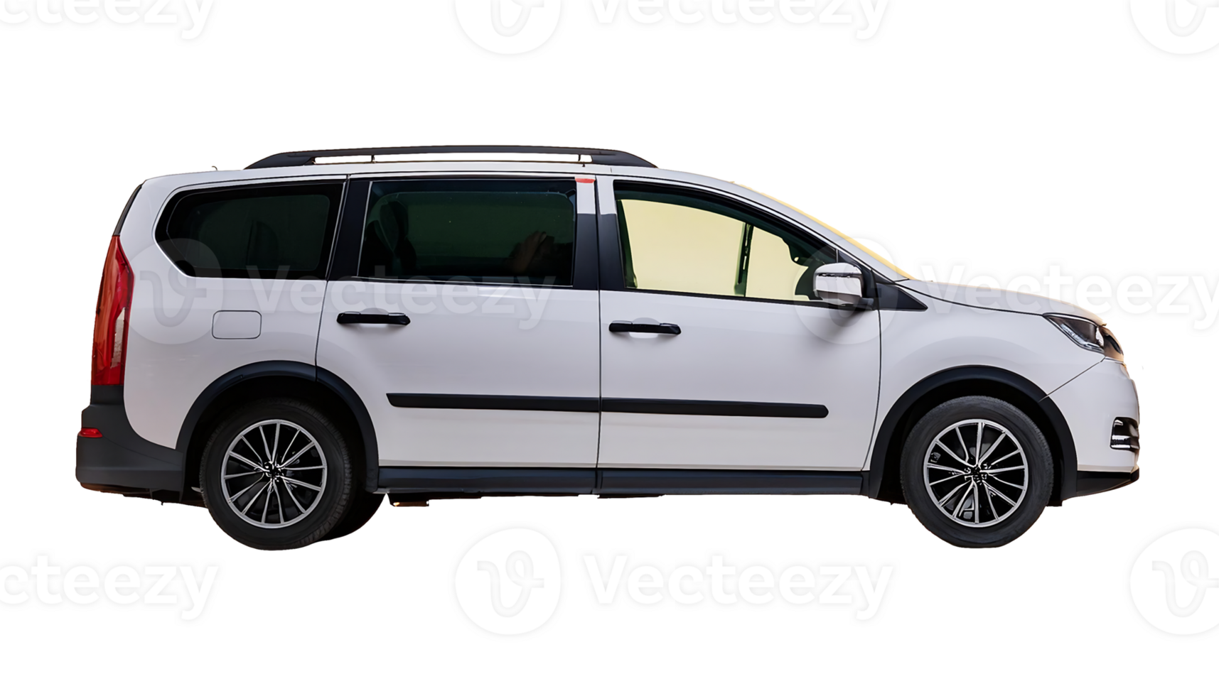 Compact, Versatile Van isolated on transparent background png