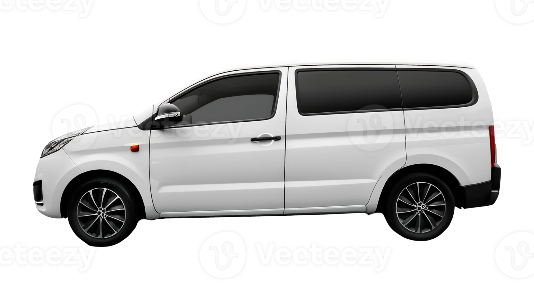 2019 Electric Van isolated on transparent background png