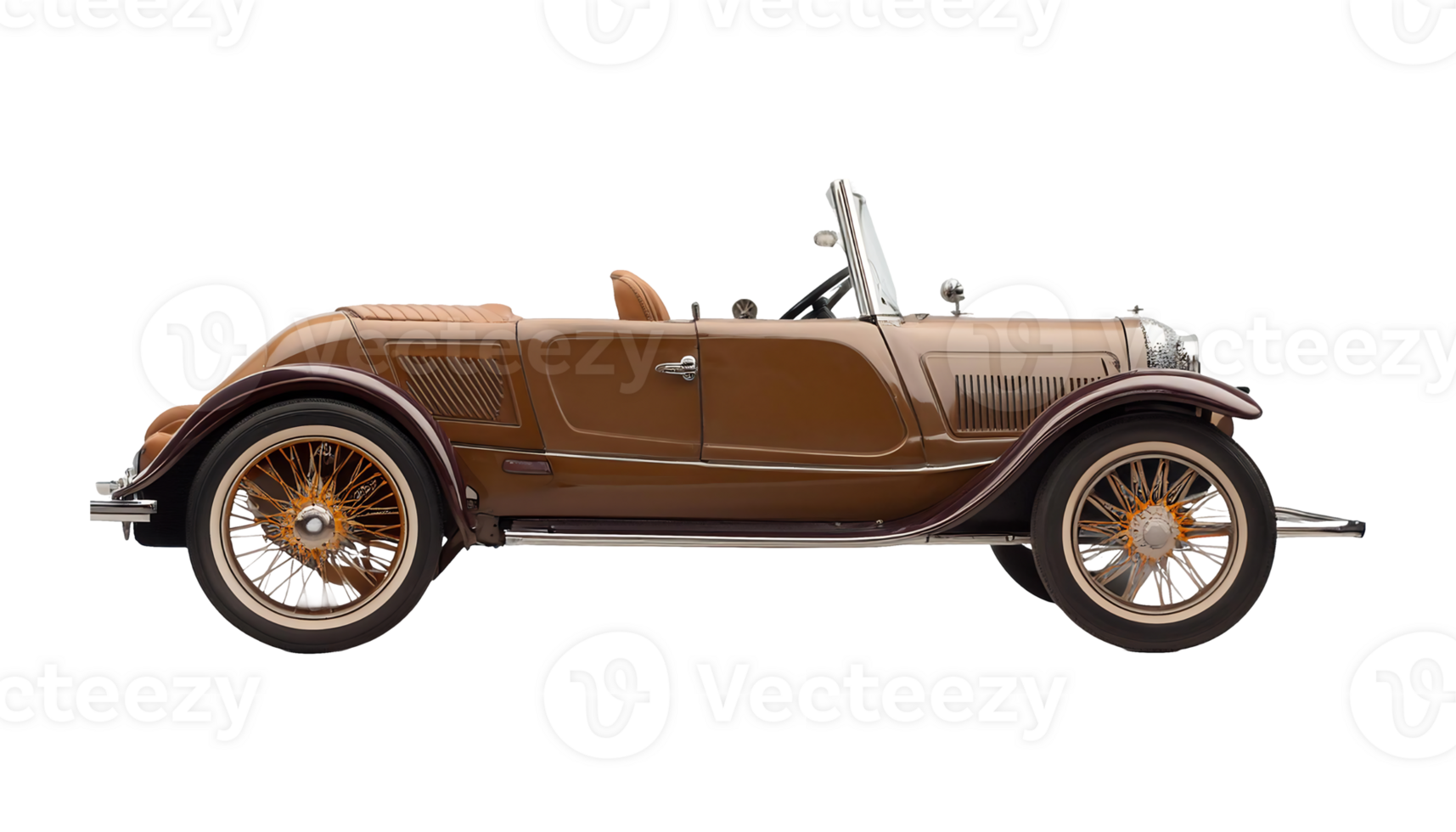 Vintage Car isolated on transparent background png
