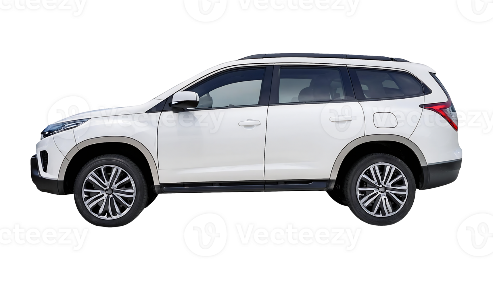 A New SUV isolated on transparent background png