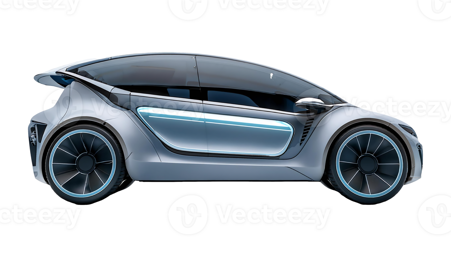 Future Car Design Concept isolated on transparent background png