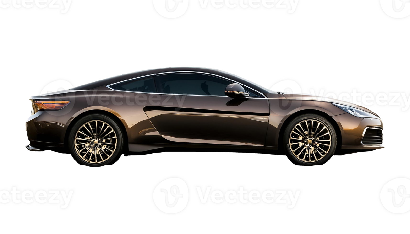 High-Performance Coupe isolated on transparent background png