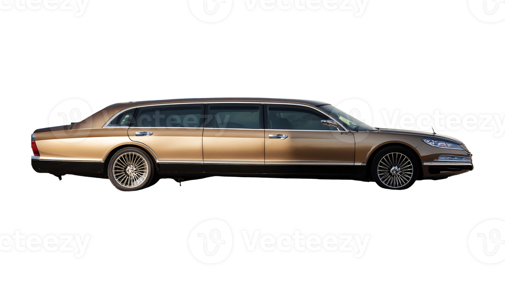 Luxury Limousine isolated on transparent background png