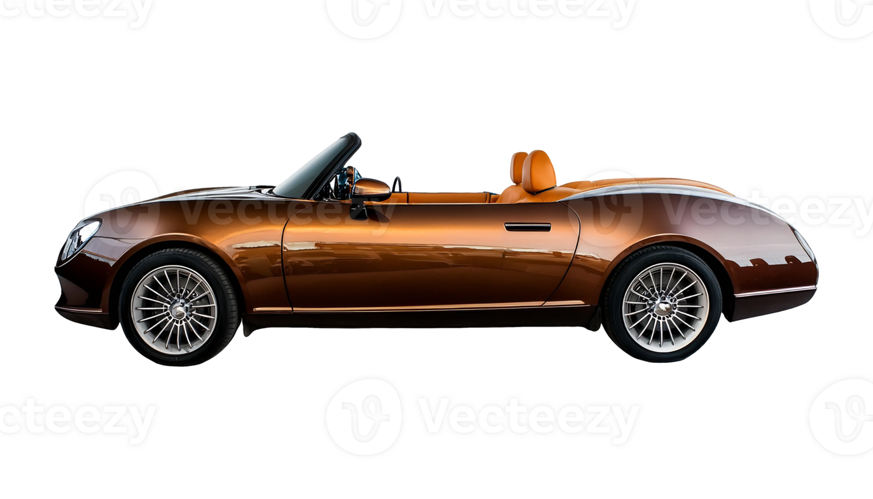 High-Performance Coupe isolated on transparent background png