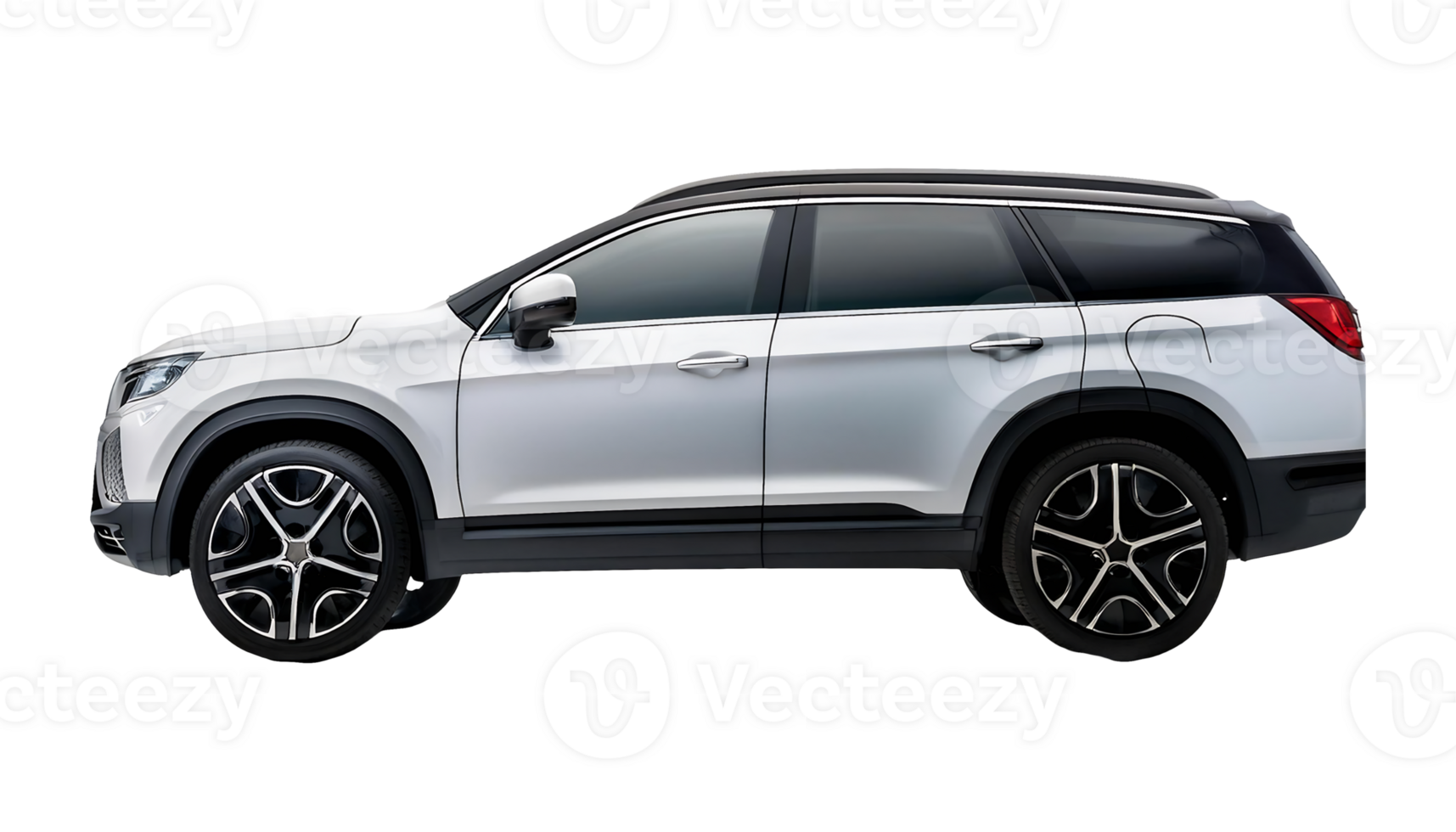 SUV with Side View Mirror isolated on transparent background png