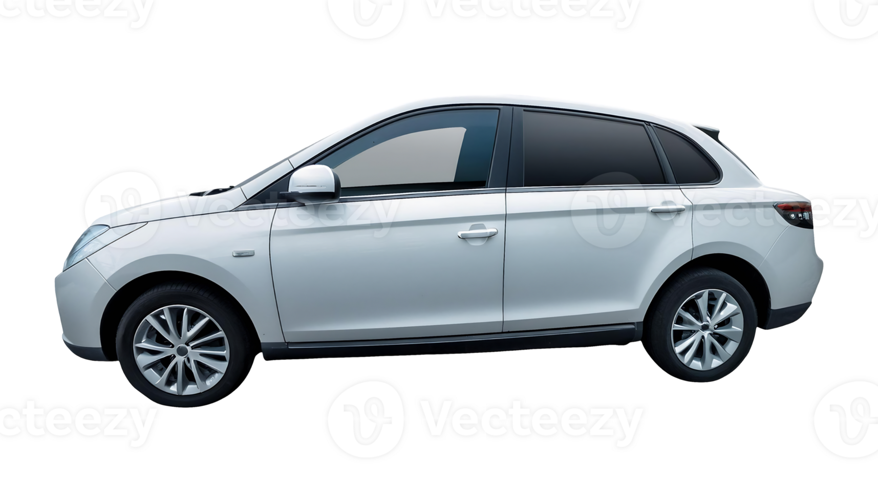 Hatchback Car isolated on transparent background png
