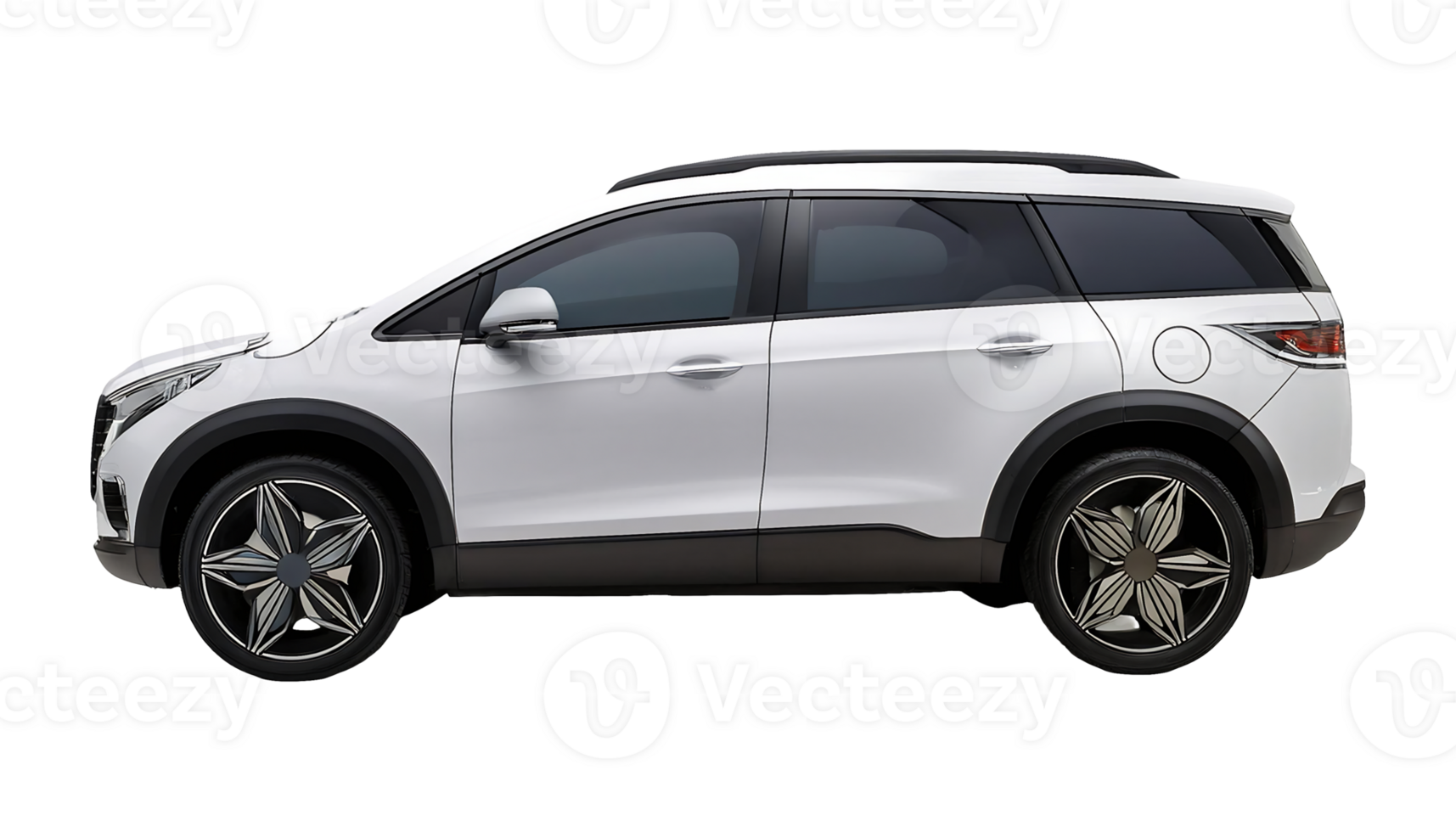 New SUV Model isolated on transparent background png