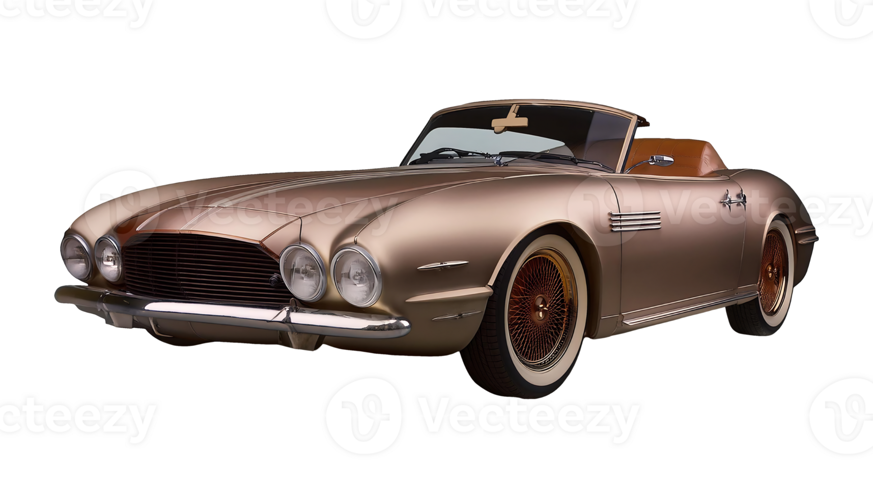 Classic Cars Vintage Coupe isolated on transparent background png