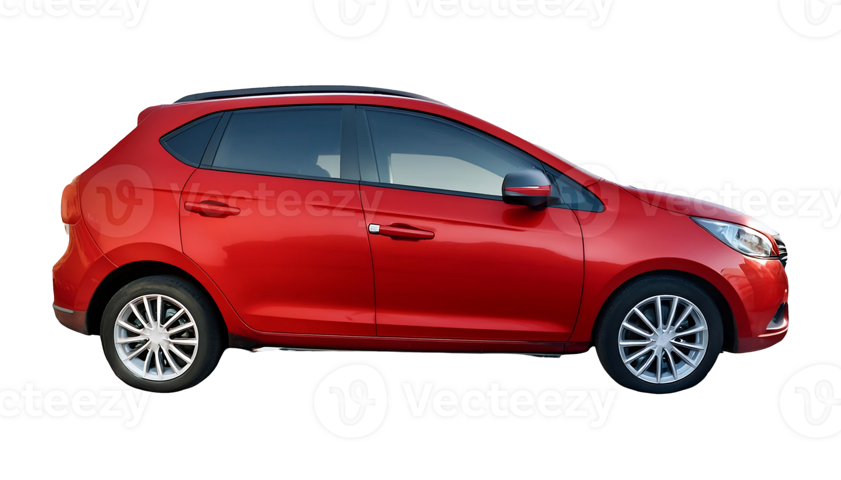 Red Car Model Unknown isolated on transparent background png