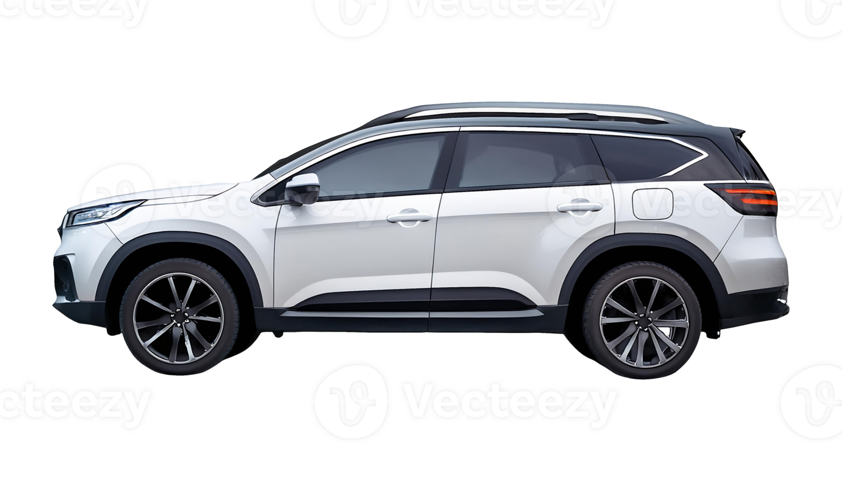 2021 Modern SUV isolated on transparent background png