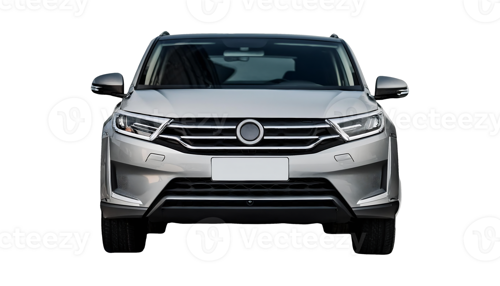 The title of this image is The New SUV isolated on transparent background png