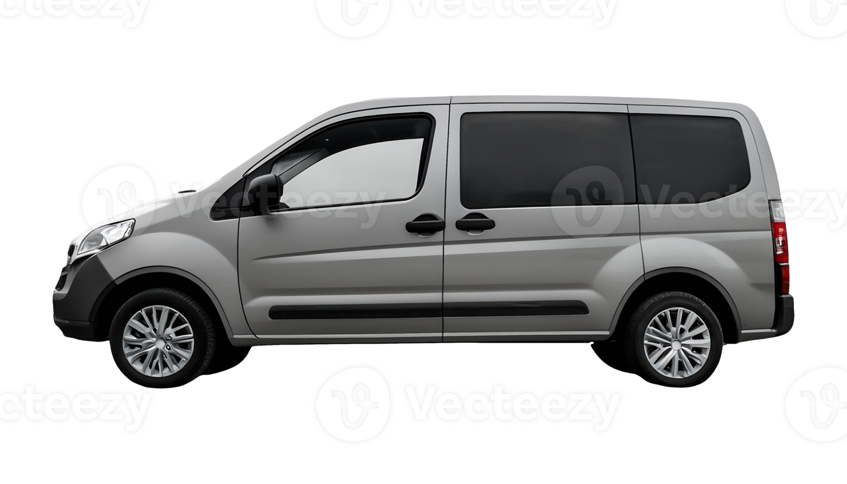 Van isolated on transparent background png